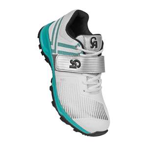 Zapatos de Cricket CA PRO Gripper para Verano - M8 Blanco/Azul Marino - Product Image 3