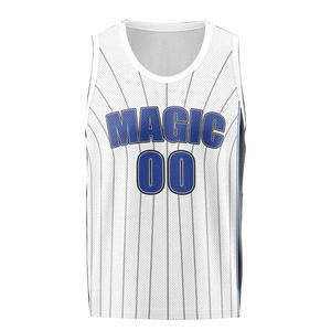 Uniforme de Baloncesto Unisex, Ropa Deportiva Reversible, Transpirable, Sin Mangas, Spandex, Algodón, Alta Calidad, Talla Grande - Product Image 2