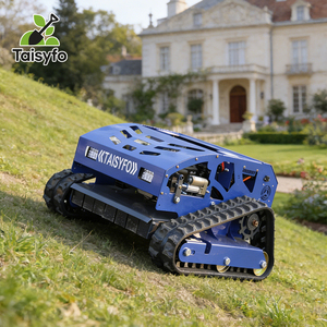 Cortadora de Césped Profesional a Control Remoto, 9HP, de Gasolina, con Orugas, para Pendientes, Ancho de Corte de 550mm, Cortadora de Césped RC - Product Image 1