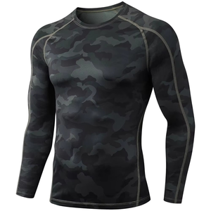 T-shirt de compression pour homme OEM, tissu léger tricoté, nouveau design, chemise de combat fabriquée au Pakistan - Product Image 4