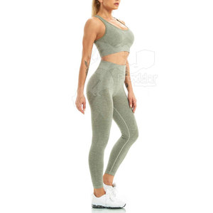 ชุดโยคะสำหรับผู้หญิงชุดโยคะสีพื้นดีไซน์ล่าสุด - Product Image 3