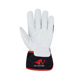 Guantes de seguridad de algodón para hombre, talla L, antideslizantes, resistentes al frío, 12 oz de espesor, 12 pulgadas de longitud, impermeables, transpirables, para soldar - Product Image 2