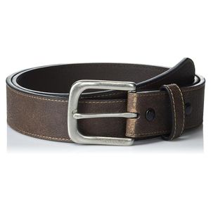 Cinturón informal de cuero dividido para hombre al por mayor, cinturón con hebilla Vintage de diseño de alta calidad, cinturones masculinos de cuero genuino para hombre - Product Image 2