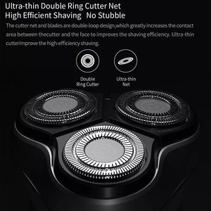 Rasoir électrique rechargeable pour homme, étanche IPX7, triple lame, avec fonction lavable pour le rasage du visage et du corps - Product Image 3