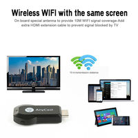 AnyCast M2/M4/M9/M12 Plus Dongle d'affichage WiFi Airplay Miracast TV 1080P