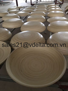 Assiettes en bambou respectueuses de l'environnement-certifiées ISO, sans danger pour le service d'aliments chauds et froids/Mme Lima - Product Image 4