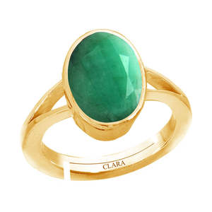 NOVAMART Fine Certified Oval-Cut Natural <b>Emerald</b> Panna Gemstone <b>Rings</b> for Everyday Wear Wholesale Export - Product Image 1