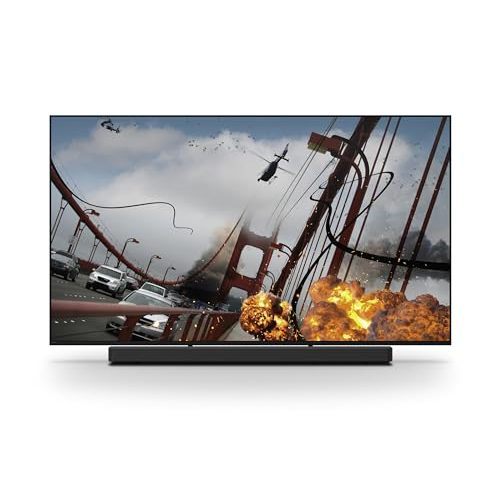 75-Inch Smart Ultra HD 4K LED TV Gaming 120Hz Refresh Rate Flat Screen Black Cabinet Kitchen Compatible US-Made