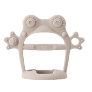 Mordedor de silicona Platino en forma de rana para bebés, mordedor de muñeca de grado alimenticio para pequeños adultos. - Product Image 2