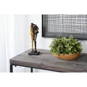 Venta al por mayor de metal personalizado pareja romántica estatuilla escultura abstracta escritorio estatua moderna mesa decoración del hogar y - Product Image 6