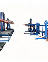 Machine de palettisation automatique d'acier en section C/Z, empileur contrôlé par PLC, moteur haute efficacité, système d'empilage pour la construction
