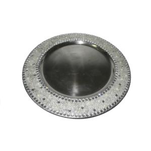 Serveur alimentaire arrondi chargeur assiettes plat ustensiles de cuisine chargeur assiette ustensiles de cuisine chargeur assiette maison fêtes de mariage serveur - Product Image 3