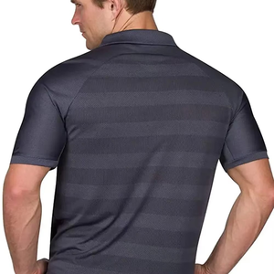 Polo personalizado de golf de la mejor calidad para hombre, Polo de secado rápido con logotipo bordado del cliente, Polo de manga corta de colores en bloque - Product Image 2