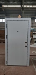 Porte d'entrée intérieure en acier de qualité supérieure ABSDOOR 3 serrures Système d'isolation thermique Design moderne Ouverture manuelle pour villas hôtels - Product Image 3