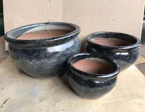 [Leo Nguyen Le] - Vente en gros de décorations pour la maison, pots en céramique moderne émaillée, jardinières, grands pots à fleurs - Product Image 2