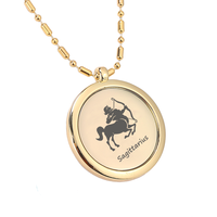 Pendentif original Scalar Japan Technology Nano Quantum Ion Science Avantages Double Face Douze Constellations Energy Pendant
