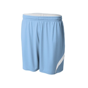 Pantalones Cortos Deportivos Naranjas para Hombre INDEX con Franja Lateral Blanca, Transpirables, de Secado Rápido, Cintura Elástica, Corte Regular, para Adultos - Product Image 5