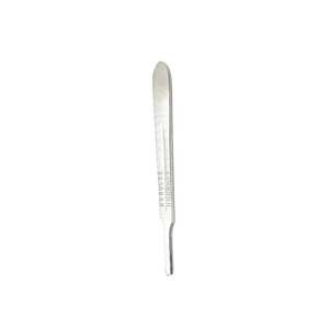 Manche de scalpel n° 4 4 poignées de scalpel chirurgical robustes en acier inoxydable à alimentation manuelle pour procédures à grandes lames - Product Image 5