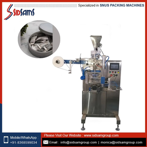 Empaquetadora de polvo automática de bolsa Snus de venta directa de fábrica con papel de filtro de embalaje Snus - Product Image 4