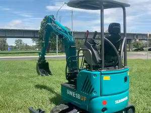 Alta calidad utilizada para Mini excavadora Sunward SWE25UF, excavadora compacta de gran valor con caja de cambios de motor Poclain a la venta - Product Image 6