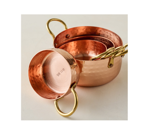 Offre spéciale Cuillère à mesurer en cuivre Conception en relief Cuillères à mesurer royales Fournisseur en gros - Product Image 4