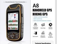 Récepteur GPS portable multi-bandes haute précision, étanche, utilisation en extérieur, émetteur longue portée, batterie rechargeable 4000 mAh, métal