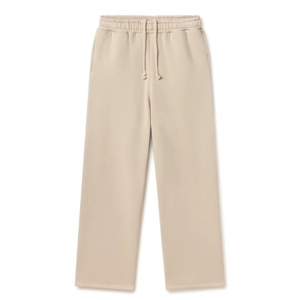 Venta al por mayor 100% algodón Flare Track Jogger pantalones de chándal 3D para Puff estampado polar chándal trajes para hombres ligero apilado pantalones de chándal - Product Image 6