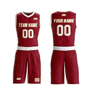 Maillot de basket-ball personnalisé coloré et ensemble de shorts Sublimation imprimé séchage rapide respirant équipe uniforme jeu Kit de vêtements de sport - Product Image 2