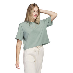 Top Corto para Mujer, Ropa Casual de Verano, Estilo Urbano, a Cuadros, Algodón Suave, Cómodo, Transpirable, Corto, Ecológico, Anti-UV - Product Image 1