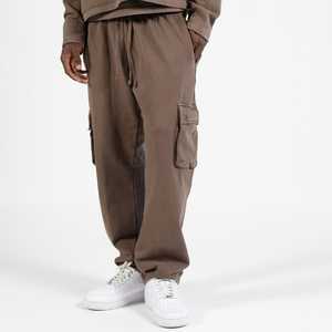 Pantalons pour hommes, streetwear pour hommes, pantalons de survêtement décontractés à jambes larges, vente en gros, haute qualité, 100% coton, unisexe, pantalons de survêtement amples et tendance - Product Image 2