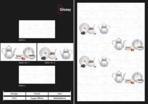 กระเบื้องเซรามิกคุณภาพสูงขนาด 300x600 มม. สำหรับผนังห้องน้ำ ห้องครัว ผิวมันเงา/ด้าน ลายแกะสลักแบบน้ำตาล ตกแต่งผนังภายในสไตล์โมเดิร์น - Product Image 2