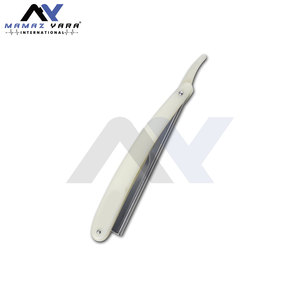 Straight <b>Edge</b> Razor Barber <b>Tool</b> Japanese Stainless Steel Pearl Finish Classic Shaving Razor For Salon And Home Grooming - Product Image 5