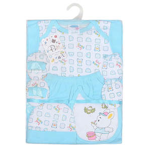 Set de Regalo para Bebé Recién Nacido de 5 Piezas - Cian - Product Image 1