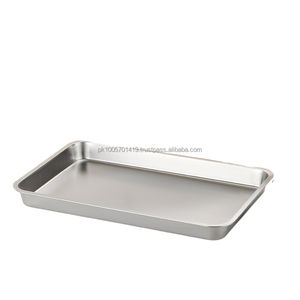 Plateau à instruments manuel en acier chirurgical inoxydable avec couvercle pour usage hospitalier - Ensemble de vaisselle durable - Product Image 2