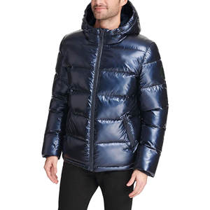 Veste matelassée à capuche pour homme, design OEM personnalisé, coupe-vent, chaude, pour l'extérieur, hiver 2024, streetwear tendance de haute qualité - Product Image 1