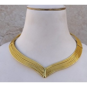 Exquisite Gold-Plated Brass Hasli Fashion Cuff <b>Bracelet</b> - Product Image 5
