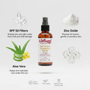 Spray Protector Solar para Perros SPF 50, 75 mL, OEM PL Italia, RedMoringa, Producto para el Cuidado de Mascotas - Product Image 3