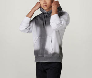 Sudadera con capucha 2025 de calidad superior desgastada Sun Faded 100% algodón orgánico pesado lavado ácido francés Terry Sudadera con capucha para hombres - Product Image 3