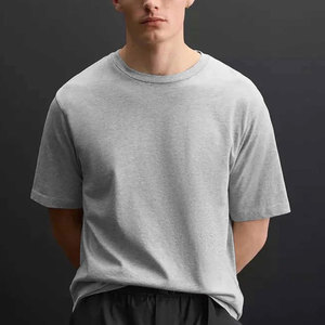 เสื้อยืดโอเวอร์ไซส์แขนสั้นผ้าฝ้ายแท้ 100% สำหรับผู้ชาย สไตล์สตรีทแวร์ - Product Image 5