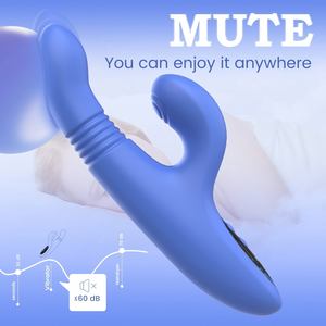 LED-scherm 10-speed konijnvormige vibrerende massage stick voor vrouwelijke masturbatie, oplaadbaar, seksspeeltje voor volwassenen - Product Image 4