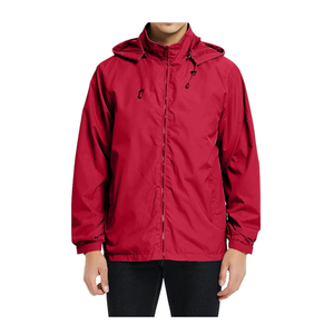 Veste coupe-vent décontractée pour hommes broderie de logo personnalisé vente en gros d'accessoires de sport OEM - Product Image 2