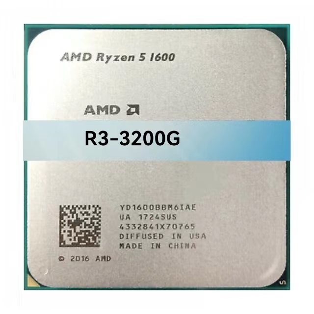 AMD R3 3200G Processor for Desktop Computer Compatible with for Ryzen R3 2200G/2200GE New and Used AM4 Socket Tray Package