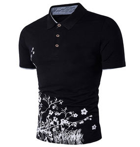 2025 nuevo diseño logotipo personalizado 100% algodón camisetas de hombre Polo hombres Casual Color sólido manga corta hombres camisas Polo - Product Image 3