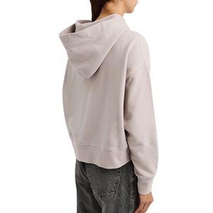 Wholesale Custom Polyester/Cotton <b>Fleece</b> Women Pullover <b>Hoodie</b> Oversized Sweatshirt Badge <b>Lined</b> Casual Loose Fit OEM Bulk - Product Image 4