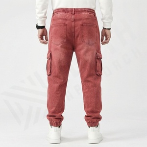 Wholesale High Quality <b>Men</b> Stretch <b>Jeans</b> Streetwear Style Cargo Pants Casual Denim Trousers Durable Comfortable Premium - Product Image 2