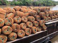 CORDE DE COIR EN FIBRE DE NOIX DE COCO DURABLE UTILISÉE POUR LA FERME DE MER DU VIETNAM
