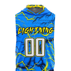 Ensembles de maillots de football américain 7v7 avec logo personnalisé de haute qualité Taille XL avec short à motif de drapeau pour les sports d'été - Product Image 5