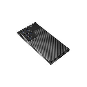 Housse de protection premium pour S23 Ultra, coque en silicone liquide, antichoc, anti-traces de doigts, noir-EFFX Negro, silicone souple - Product Image 2