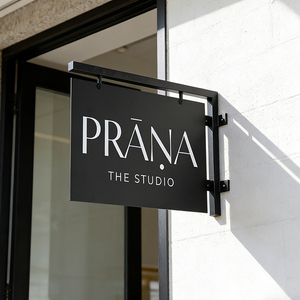 Panneau publicitaire extérieur carré personnalisé OEM, enseigne murale pour magasin, logo de boutique, nom de la boutique, enseigne en forme de lame pour entreprise - Product Image 2