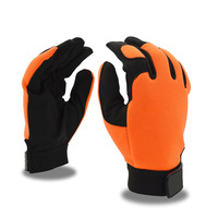 Nuevos guantes mecánicos resistentes a impactos personalizados Guantes de motosierra de seguridad de cuero Guantes de construcción de trabajo de seguridad